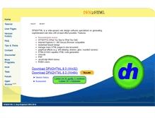 Tablet Screenshot of dfm2html.com